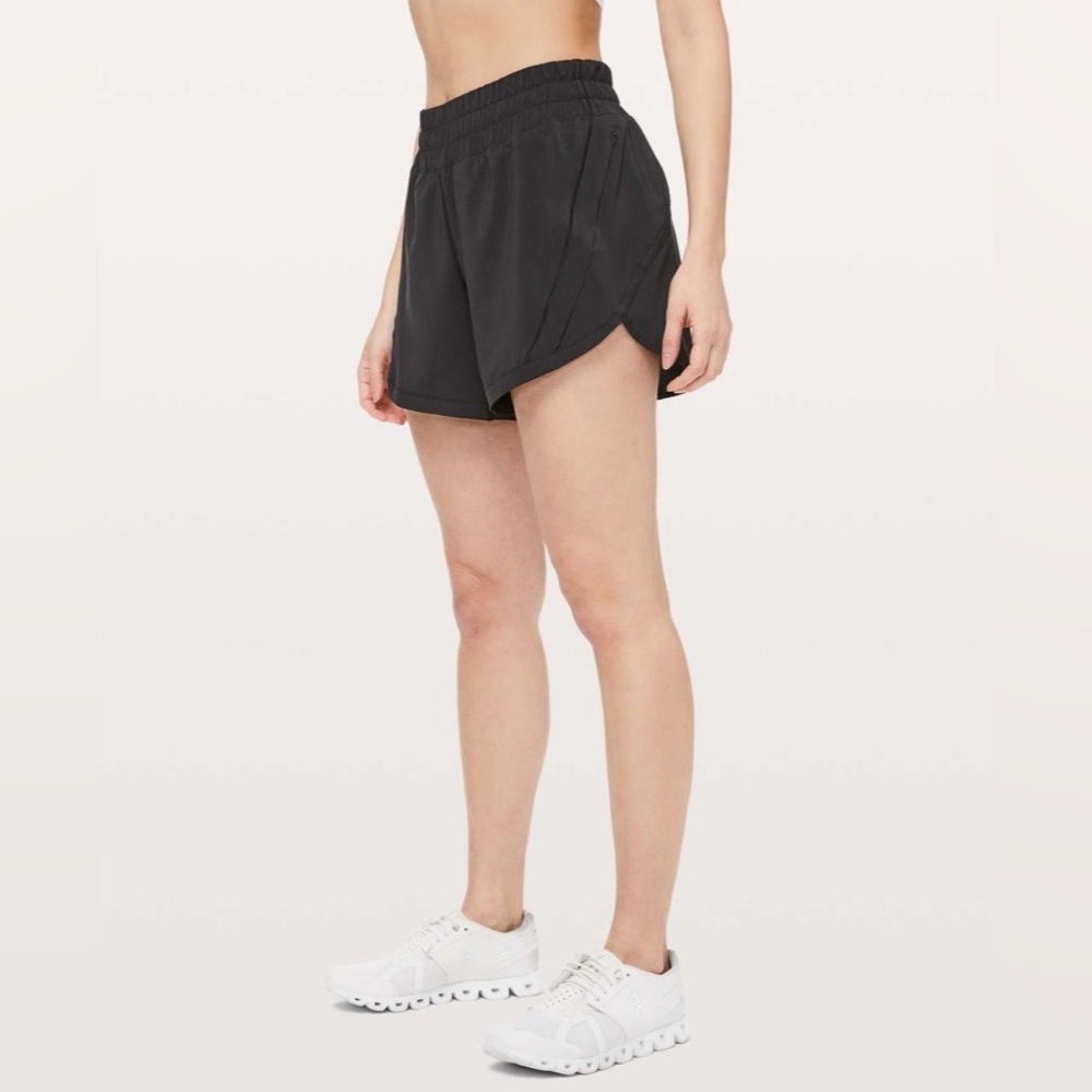 Lululemon Track That Short 5” Black Swift Ultra 2019 Retired Size 0 EUC - Picture 2 of 9